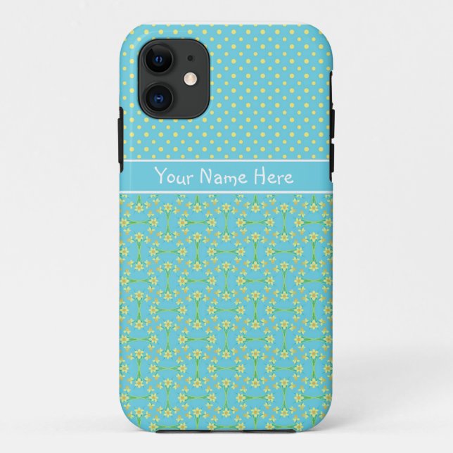 funda de iPhone 5 para personalizar los Daffodils  (Reverso)