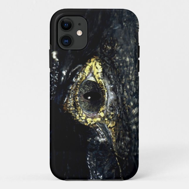 Funda de iPhone 5 Reptile de ojos de cocodrilo Cai (Reverso)