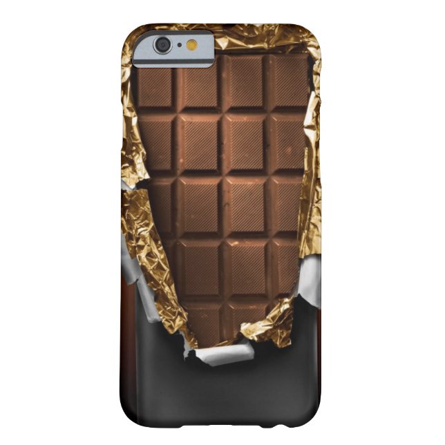 Funda de iPhone 6 Realista sin envoltura Chocolate (Reverso)