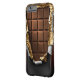 Funda de iPhone 6 Realista sin envoltura Chocolate (Reverso Izquierdo)