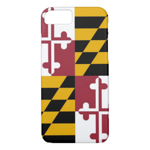 funda de iPhone 7 con bandera de Maryland