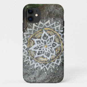 Funda de iPhone SE + iPhone 5/5S de piedra pintado