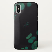 Funda de iPhone X personalizado en diseño de hoja 