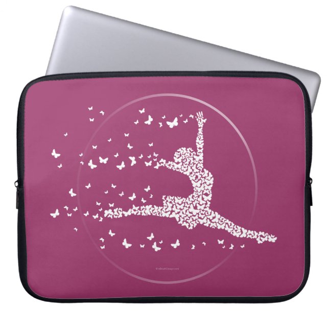 Funda de la laptop Butfly Dancer (Frente)
