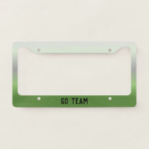 Funda de la placa de la licencia del Personalizabl