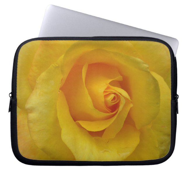 Funda de la tableta rosa amarillo de la manga de l (Frente)