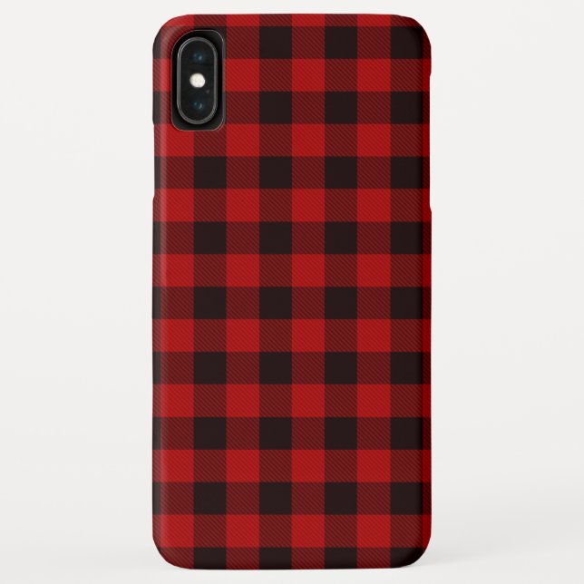 Funda de la tapa del iPhone de comprobación de búf (Reverso)