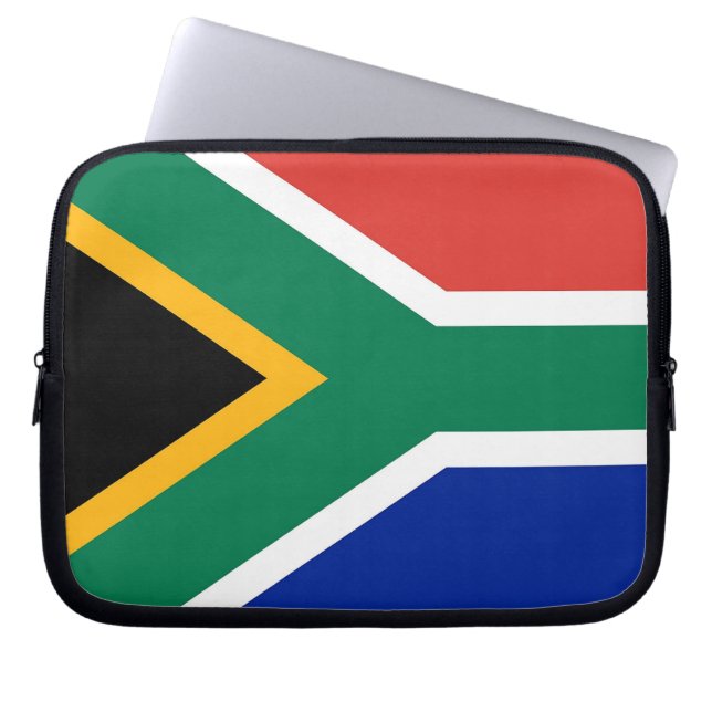 Funda de laptops de bandera sudafricana (Frente)