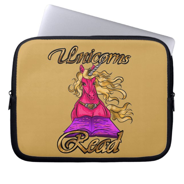 Funda de lectura de libros de Unicornios (Frente)