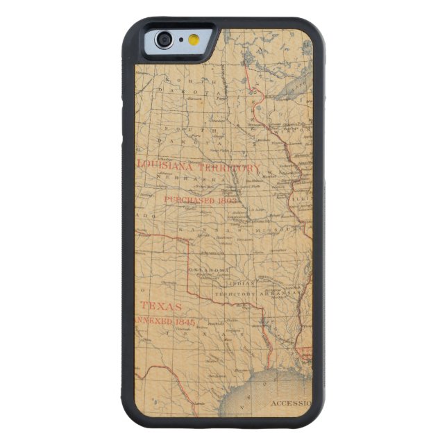 Funda De Madera Para iPhone De Carved 1 Adhesión del territorio (Reverso)