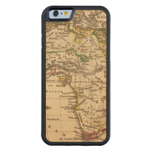Funda De Madera Para iPhone De Carved África 16 (Reverso)