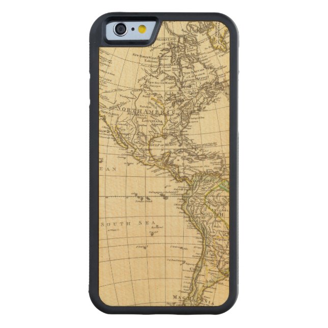 Funda De Madera Para iPhone De Carved América (Reverso)