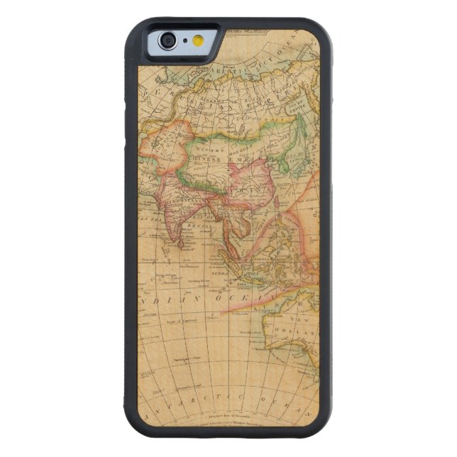 Funda De Madera Para iPhone De Carved Asia 35 (Reverso)