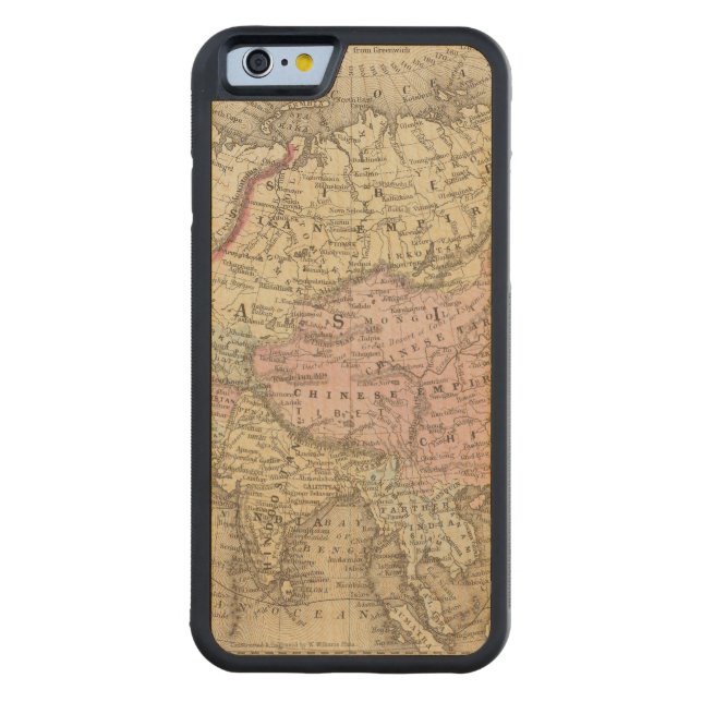 Funda De Madera Para iPhone De Carved Asia 5 (Reverso)