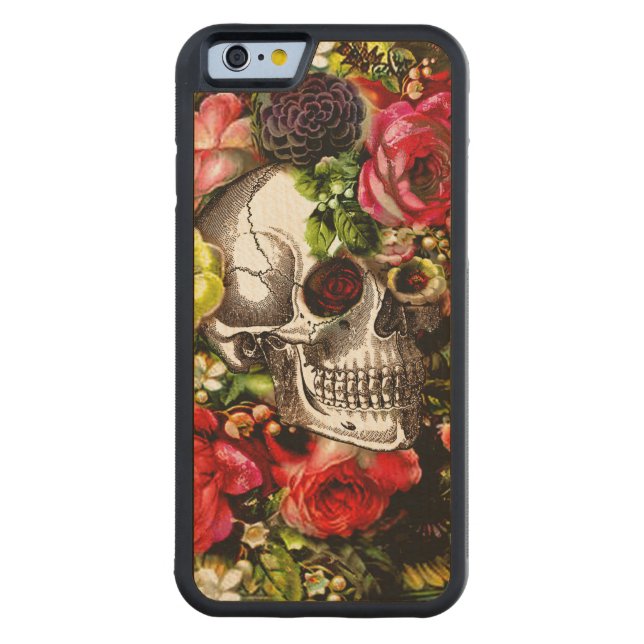 Funda De Madera Para iPhone De Carved Caja de madera del recuerdo (Reverso)