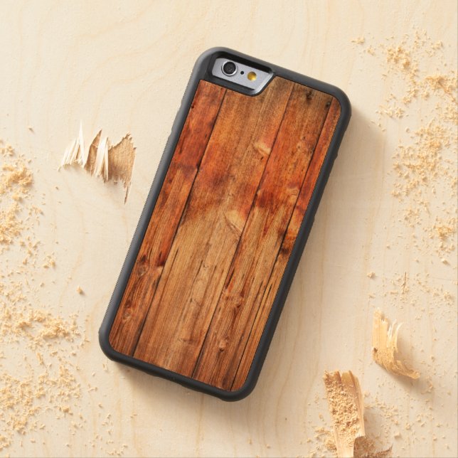 Funda De Madera Para iPhone De Carved Pino nudoso (In Situ)