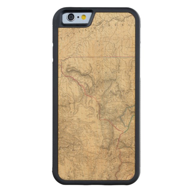 Funda De Madera Para iPhone De Carved Suramérica compuesta 4 (Reverso)