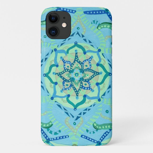 Funda de Mandala iPhone 11 (Reverso)