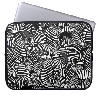 Funda de manga de portátil Zebra