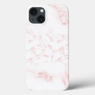 funda de mármol rosa para iPhone