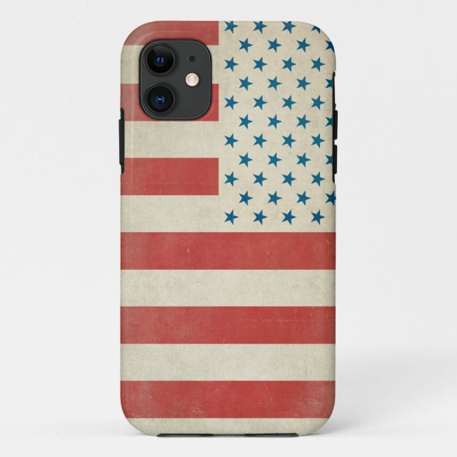 Funda de mate-Funda de bandera civil añeja estadou (Reverso)