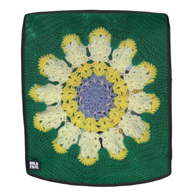 Funda de mochila - Daisy in Crochet (Cara extraíble)