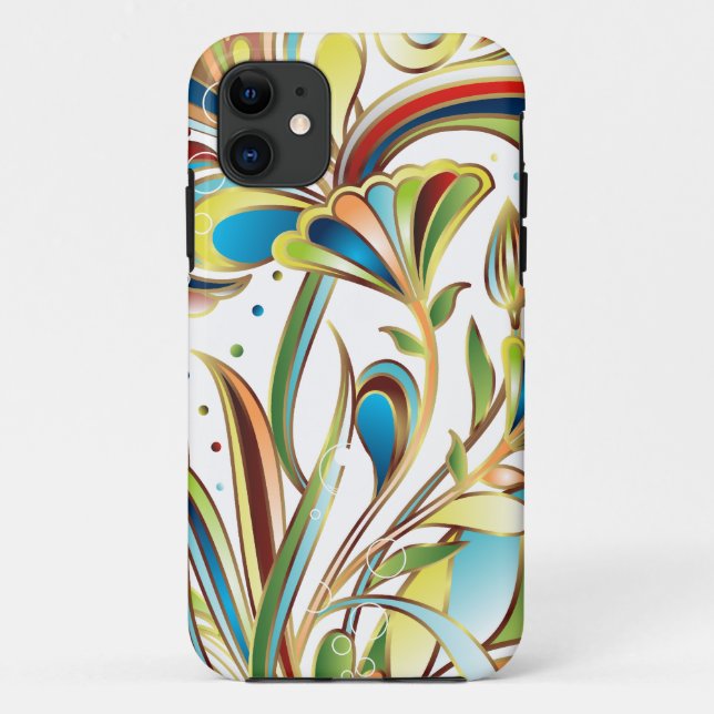 Funda de moda Floral iPhone 5 (Reverso)