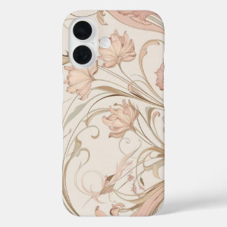 Funda de móvil Art Nouveau rosa