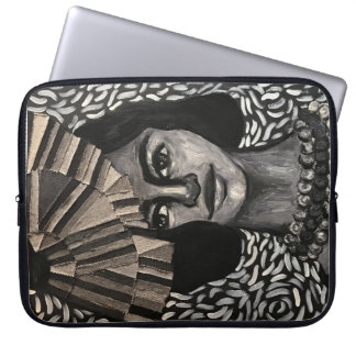 Funda de Neopreno para Portátil con Retrato Artíst