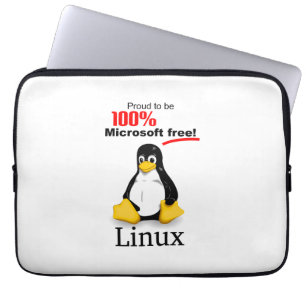 Funda de neopreno para portátil Linux 13" - Libre