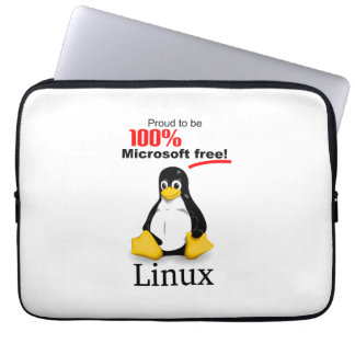Funda de neopreno para portátil Linux 13" - Libre