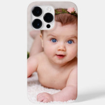 Funda de nombre personalizado para foto de bebé