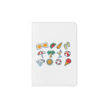 Cubierta de pasaporte escueta - Vacaciones en la p