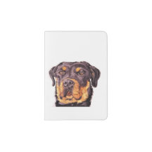 Cubierta del pasaporte Rottweiler