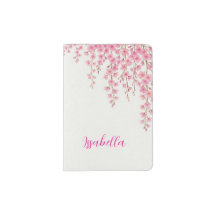Elegante Sakura Rosa Personalizada Flor de Cerezo