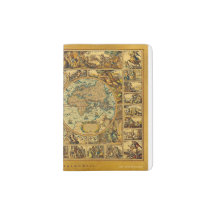 Mapa del Viejo Mundo Antiguo ilustrado
