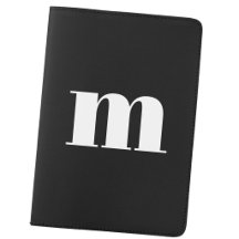Monograma Inicial Minúscula Moderno Negro