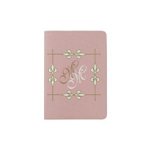 Monograma ornamental de estilo Art Nouveau victori