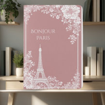 Parisian Eiffel Tower Blush Pink Shabby Chic Decor
