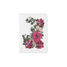 Petunias de color marrón y rosa escurridas