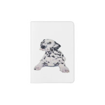 Tapa del pasaporte de cachorro dálmata