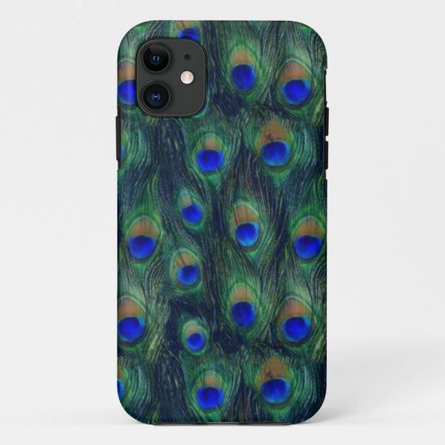 funda de pavo real de plumas de iphone (Reverso)