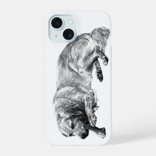 Funda de perro de descanso realista ofrece aliento