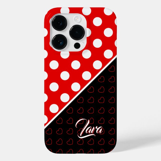 Funda De Plantilla De Nombre Personalizado De Lara (Reverso )