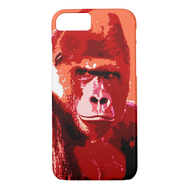 Funda de Pop Art Gorilla iPhone 7 (Reverso)