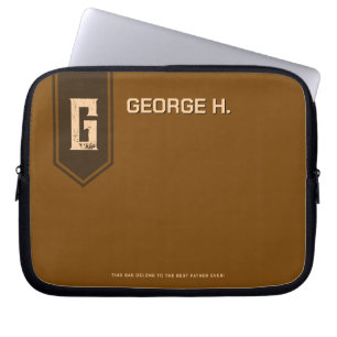 Funda de portátil Brown personalizado para el homb
