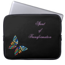 funda de portátil de mariposa inspiradora bonito
