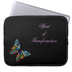 funda de portátil de mariposa inspiradora bonito