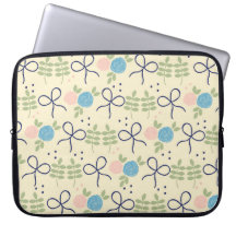 Funda de portátil Flores y arcos