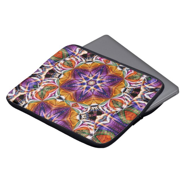 Funda de portátil Kaleidoscope Neoprene (Superior anverso)